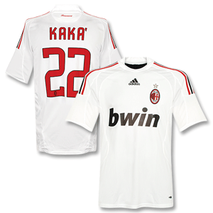 Adidas 08-09 AC Milan Away Shirt   Kaka 22