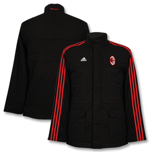 Adidas 08-09 AC Milan Essential Long Jacket - Black *Import