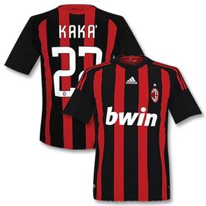 Adidas 08-09 AC Milan Home Shirt   Kaka 22