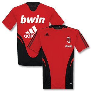 Adidas 08-09 AC Milan Training Shirt Red