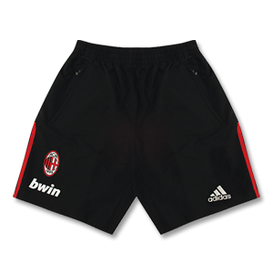 Adidas 08-09 AC Milan Woven Shorts -Black/Red