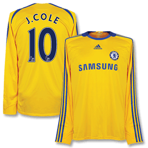 Adidas 08-09 Chelsea 3rd L/S Shirt   J.Cole 10