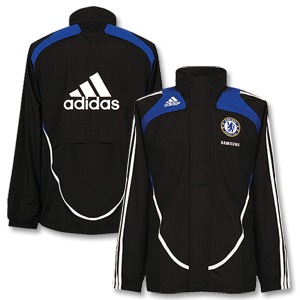 Adidas 08-09 Chelsea All Weather Jacket - Black/Royal