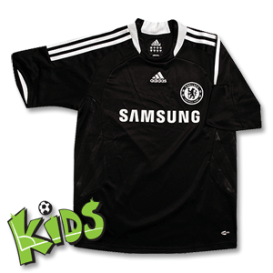 Adidas 08-09 Chelsea Away Shirt - Boys - Black/White