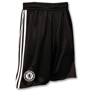 08-09 Chelsea Away Shorts - Black/White