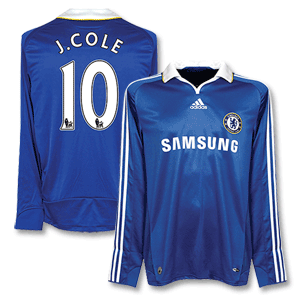 08-09 Chelsea Home L/S Shirt + J.Cole 10