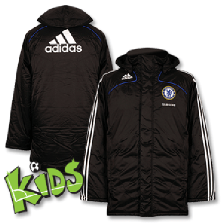 Adidas 08-09 Chelsea Stadium Jacket - Boys - Black