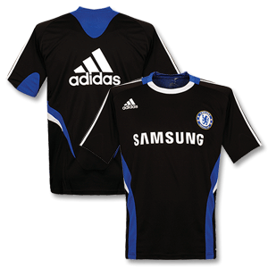 Adidas 08-09 Chelsea Training Shirt - Black/Royal