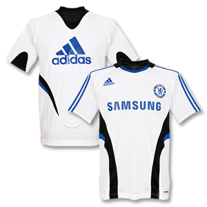 Adidas 08-09 Chelsea Training Shirt - White/Black