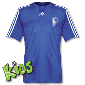 08-09 Greece Away Shirt Boys