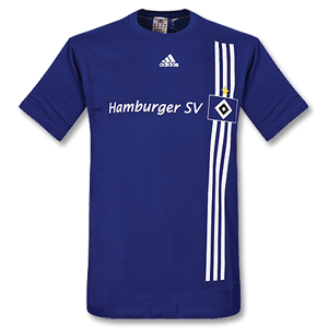 Adidas 08-09 Hamburg SV Logo Tee - blue