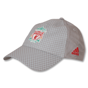 Adidas 08-09 Liverpool Away Cap - Silver/Red