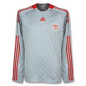 Adidas 08-09 Liverpool Away L/S Shirt - Players - No sponsor