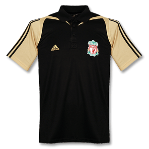 Adidas 08-09 Liverpool C/L Polo Black/Gold