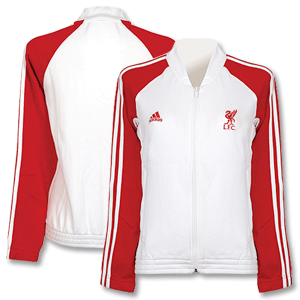 Adidas 08-09 Liverpool Essential Track Top - White