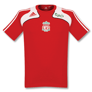 Adidas 08-09 Liverpool Tee - Red