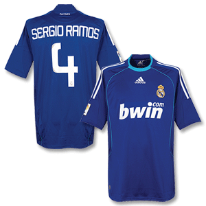 Adidas 08-09 Real Madrid Away shirt   Sergio Ramos 4