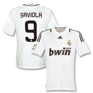 Adidas 08-09 Real Madrid Home Shirt   Saviola No. 9