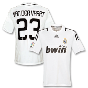 Adidas 08-09 Real Madrid Home Shirt   Van Der Vaart No. 23