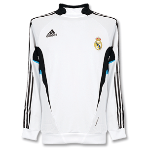 Adidas 08-09 Real Madrid Training Top - White/Black