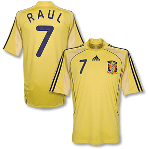 Adidas 08-09 Spain Away Shirt   Raul No. 7
