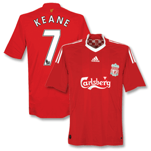 Adidas 08-10 Liverpool Home Shirt   Keane 7 (Premiership)