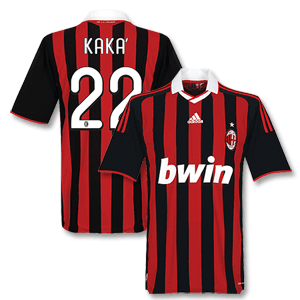 Adidas 09-10 AC Milan Home Shirt   Kaka 22