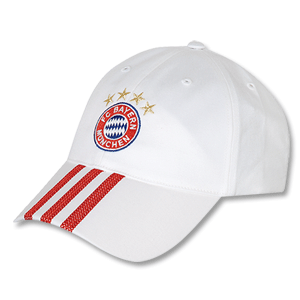 Adidas 09-10 Bayern Munich 3 Stripes Cap - White