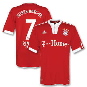 09-10 Bayern Munich Home Shirt + Ribery 7