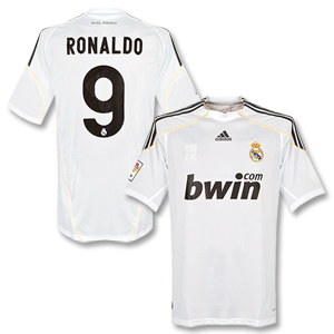 09-10 Real Madrid Home Shirt + Ronaldo 9