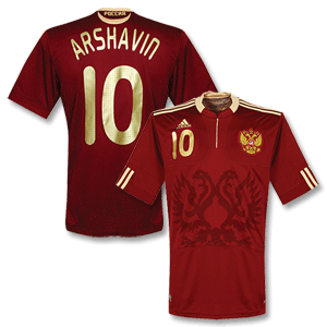 Adidas 09-10 Russia Away Shirt   Arshavin 10