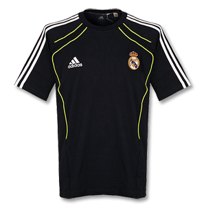 Adidas 10-11 Real Madrid T-Shirt - Black