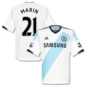 Adidas 12-13 Chelsea Away Shirt   Marin 21   P/L Patches