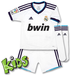 Adidas 12-13 Real Madrid Home Infant Kit (With Socks)