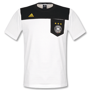 Adidas 2008 Germany T-shirt - white/black