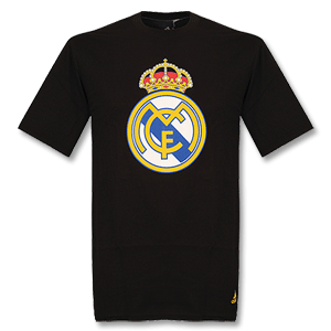 Adidas 2008 Real Madrid Logo Tee - Black
