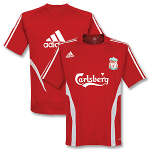 Adidas 2009 Liverpool Training Shirt - Red