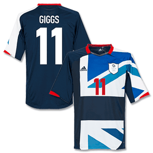 Adidas 2012 Team GB Football Shirt   Giggs 11 (Fan Style)