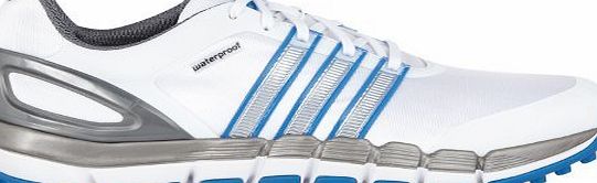 adidas 2015 Adidas Pure 360 Gripmore Sport Waterproof Golf Shoes White/Bahia Blue 8UK