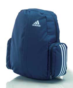 Adidas 3 Stripe Backpack - Blue