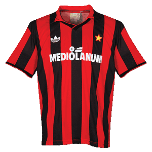 89-91 AC Milan Home Shirt - Grade 8