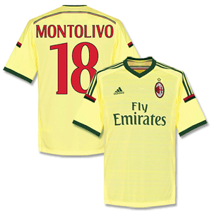 Adidas AC Milan 3rd Montolivo Shirt 2014 2015 (Fan