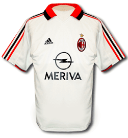 AC Milan away 03/04