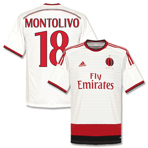 Adidas AC Milan Away Montolivo Shirt 2014 2015 (Fan