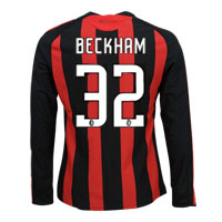 AC Milan Home Shirt 2008/09 with Beckham 32
