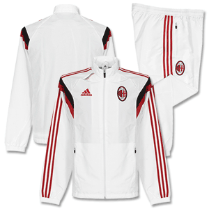 Adidas AC Milan White Presentation Suit 2014 2015