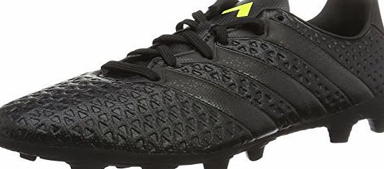 adidas Ace 16.4 Fxg, Mens Football Boots, Black (Core Black/Core Black/Solar Yellow), 11.5 UK