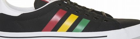 Adidas Adi Court Star Black/Red/Green Synthetic