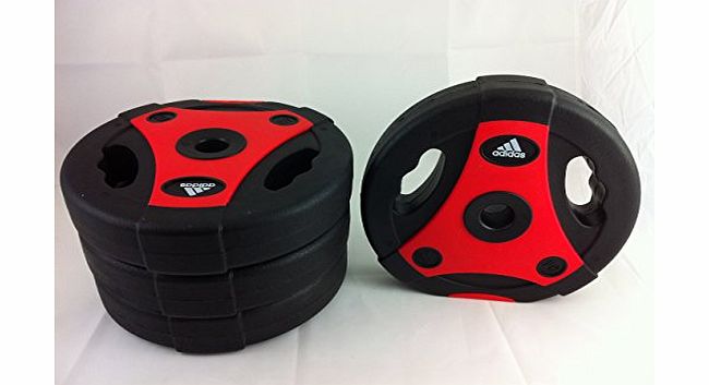 adidas  20kg (4x5kg) Dumbell/Barbell Discs