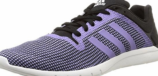 adidas  B40619, Womens Running Shoes, Multicolor (Cblack/Lpurpl/Ftwwht), 6.5 UK
